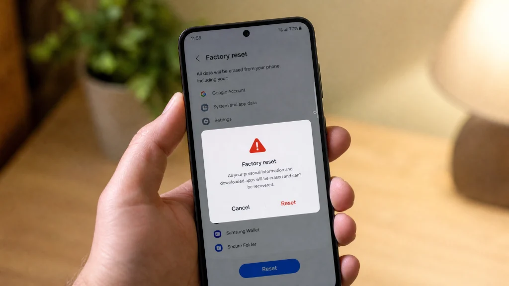 How to Factory Reset a Smartphone Safely